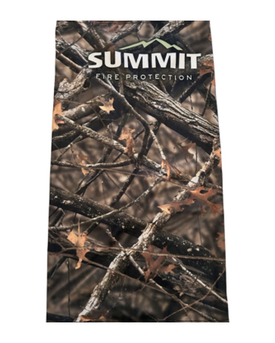 Custom camo neck gaiter
