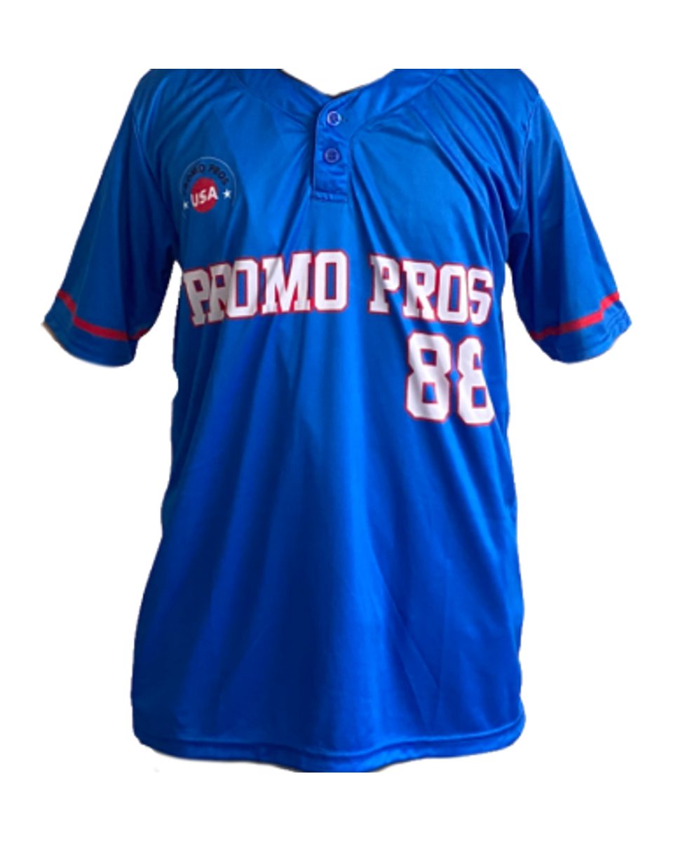 Promo Pros USA custom 2-button baseball jersey