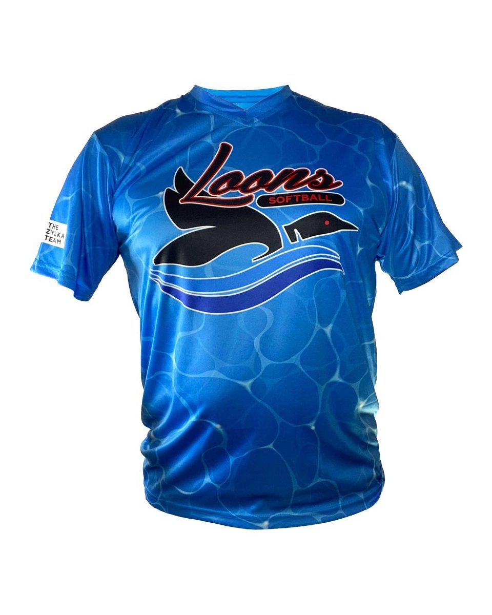 Loons Softball V-neck jersey