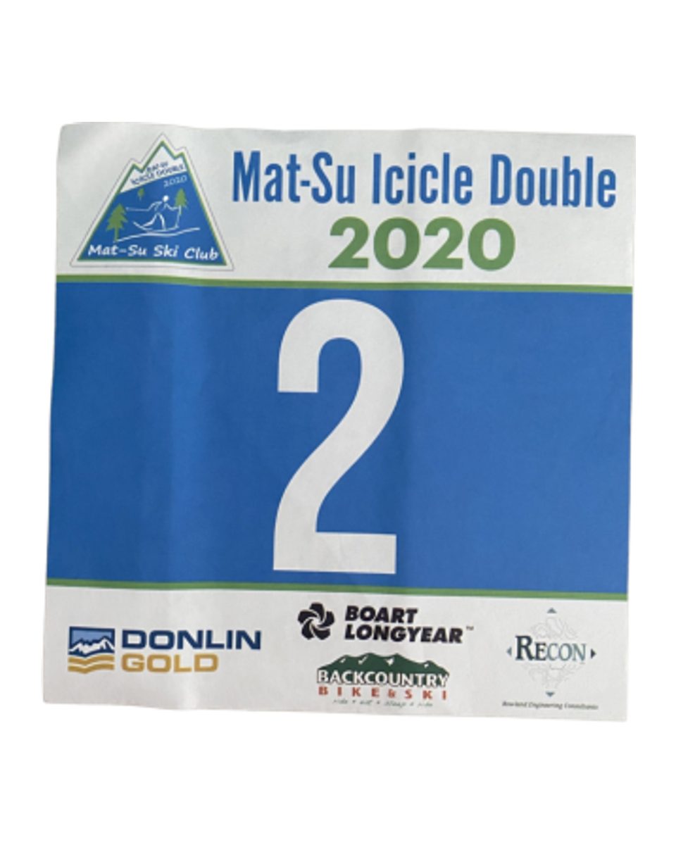 Mat-Su Ski Club custom race bib from Alaska